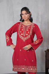 2 Piece Lawn Karandi Suit (CR3518)